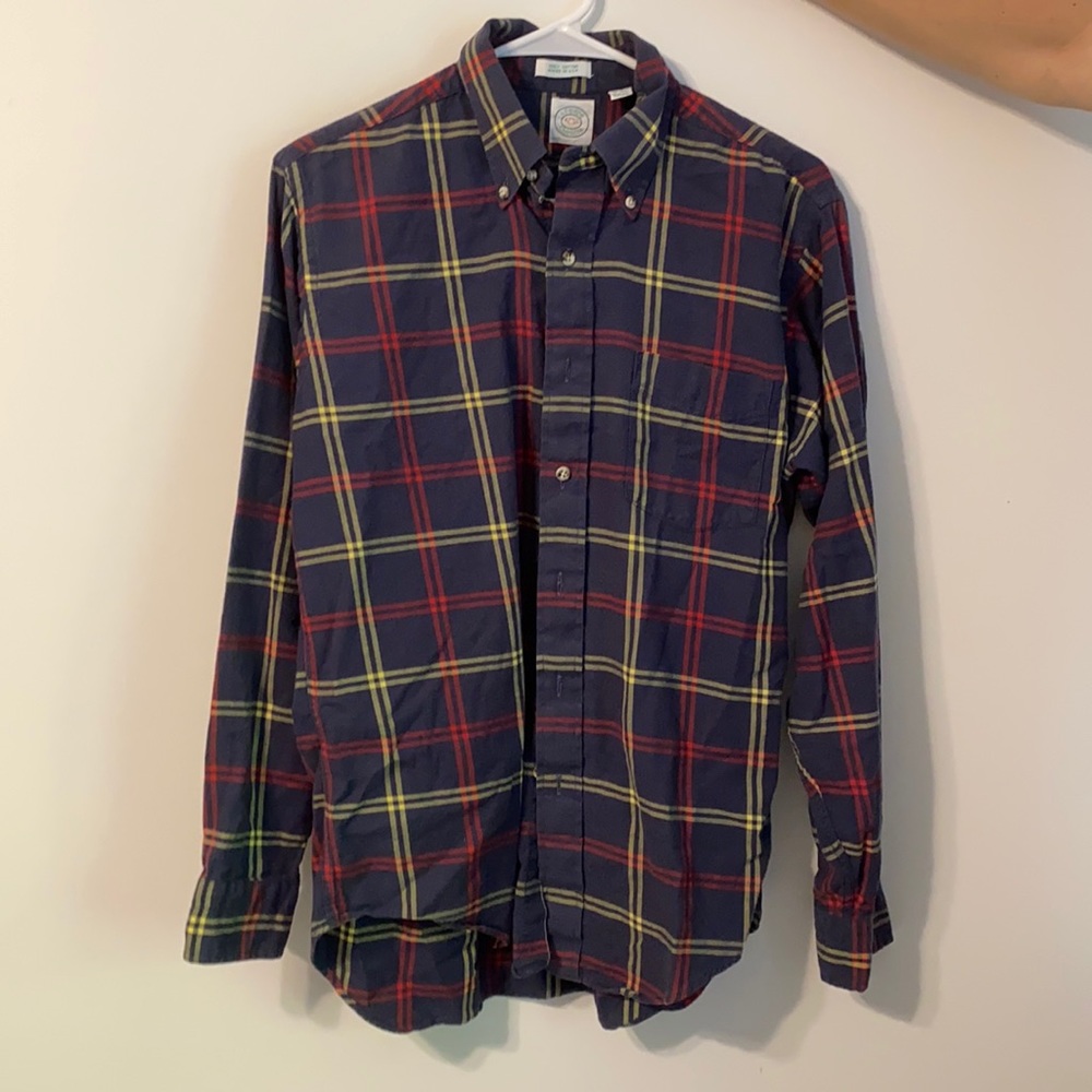 Plaid button down